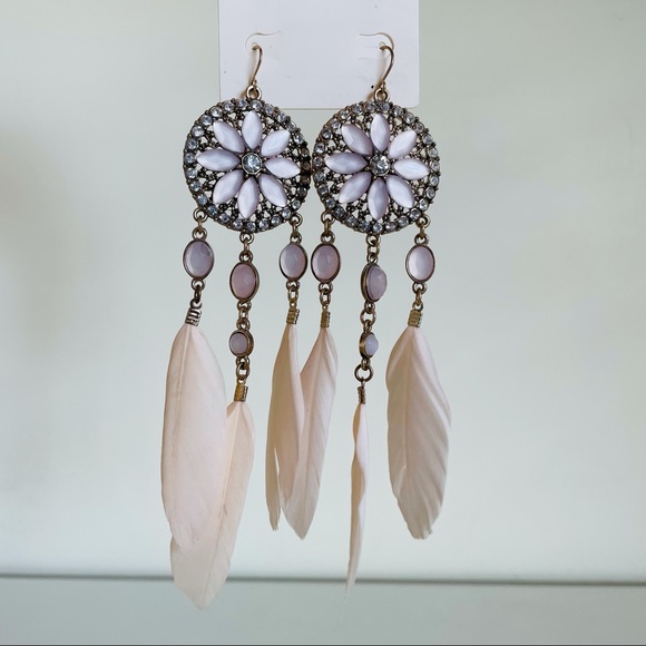 Forever 21 Jewelry - Dreamcatcher Drop Earrings